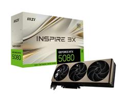 PLACA DE VIDEO 16GB MSI RTX 5080 INSPIRE 3X OC